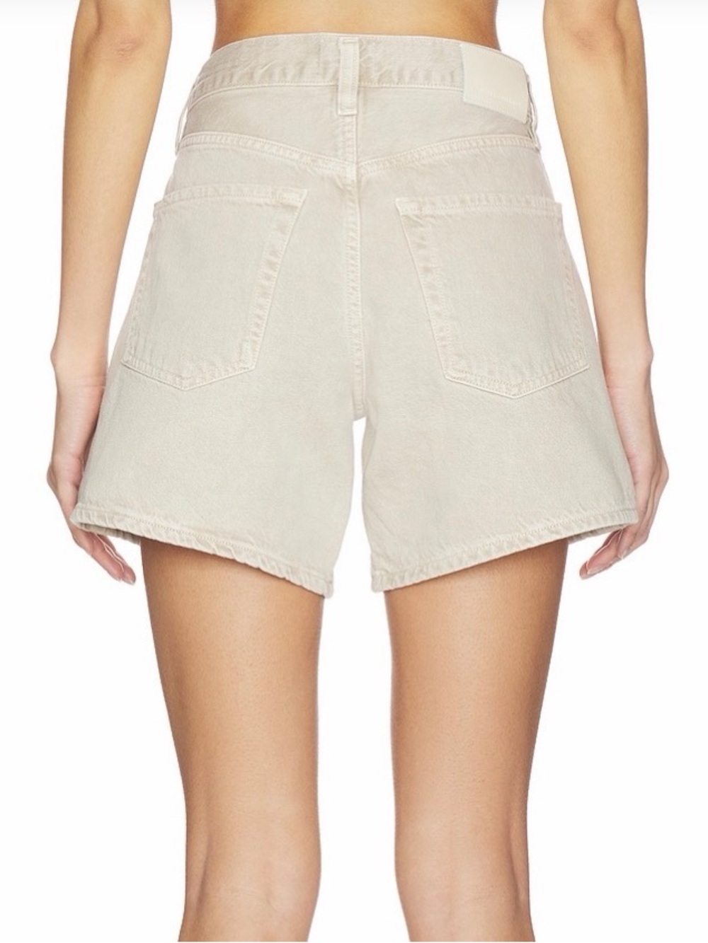 Citizens Of Humanity burnished quartz billie Denim Shorts